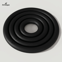 Ensemble d'haltères de musculation personnalisés en silicone pour fitness, yoga et Pilates, avec anneaux de musculation ronds et poids libres
