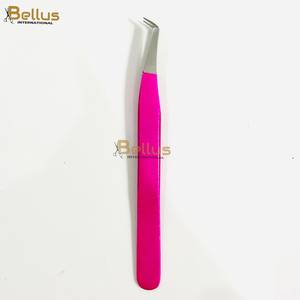 แหนบต่อขนตาและคิ้ว Bellus International Professional ปลายเรียบ 45 องศา แข็งแรง ทนทาน จับกระชับ ผลิตจากสแตนเลส - Product Image 5