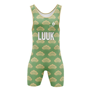 Uniforme de Lucha Libre para Equipos Americanos, Singlet con Logotipo Personalizado, Ropa de Lucha Libre de Alta Elasticidad, Sublimación, Fabricante OEM - Product Image 4