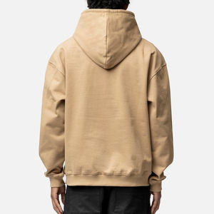 Nouveauté : Sweats à capuche oversize pour homme, hiver, demi-zip, 100% coton, style décontracté - Product Image 6