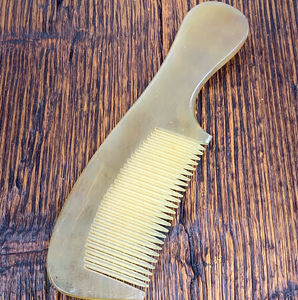Peine de cuerno de búfalo, el más vendido, hecho a mano en India, con amplia personalización, peine de cuerno para el cuidado del cabello - Product Image 5