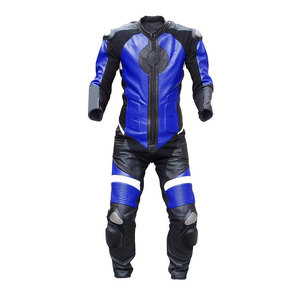Trajes de Motociclismo de Cuero Resistente, Equipo de Protección para Conducir, Transpirable, Antideslizante, para Carreras Deportivas - Product Image 1