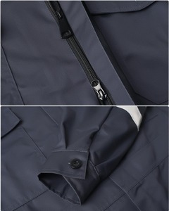 Combinaison de travail unisexe en polyester, haute visibilité, réfléchissante, certifiée Oeko-Tex, détecteur d'aiguilles - Product Image 5