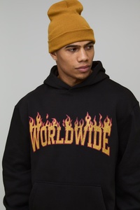 Sweat à capuche personnalisé DTF pour homme, impression graphique sur mesure, sweat-shirt à capuche OEM, streetwear décontracté, haut à manches longues, vêtements pour homme - Product Image 3