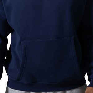 Sweat-shirt à capuche pour homme, bleu marine, en molleton épais, manches longues, décontracté, streetwear, vêtements de sport - Product Image 4
