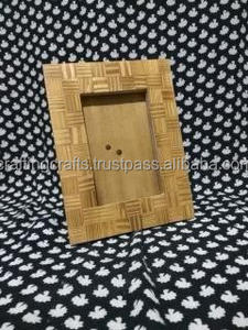 Cadre photo en bois artisanal écologique de haute qualité, taille et couleur personnalisées, design moderne et élégant, décoration de table de salon - Product Image 3