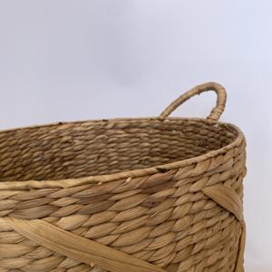 Panier de rangement en jonc de mer tressé à la main Nhat Minh, style bohème, écologique, couleur personnalisable, capacité de charge 5-10 kg - Product Image 5
