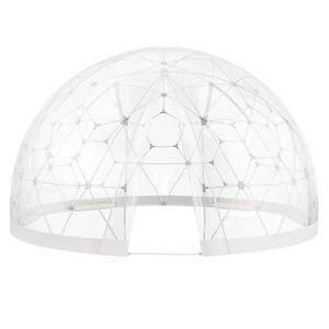 Tenda Igloo da Giardino Migliorata da 3,6 Metri con Copertura Trasparente in PVC Impermeabile e Finestra, Tenda Igloo per Esterni - Product Image 1