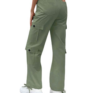 Pantalones Cargo Funcionales para Mujer, Cómodos, para Aventura, con Corte Holgado y Bolsillos Utilitarios, para Trabajo o Viaje, Servicio OEM - Product Image 2