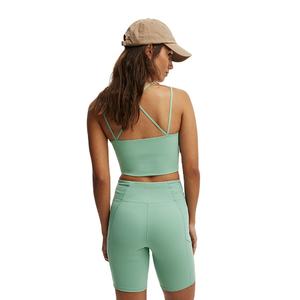 Shorts de sport et de course personnalisés pour femmes, taille haute, extensibles, coupe régulière, 100% coton, séchage rapide, respirants - Product Image 5