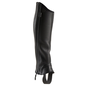Custom Logo High Quality <b>Half</b> Horse Riding <b>Chaps</b> for Men and Women Leather Equipment Genuine Leather <b>Chaps</b> for Sale - Product Image 2