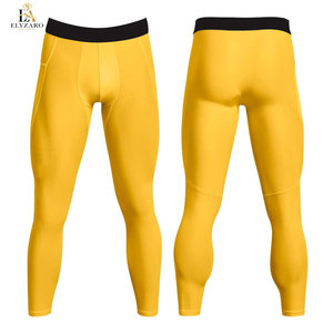 Vêtements de performance flexibles pour hommes, legging de compression avec tissu respirant pour vêtements de sport actifs - Product Image 3