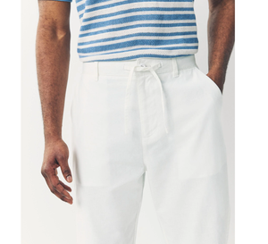 กางเกงขายาวผ้าลินินผสมสำหรับผู้ชาย ระบายอากาศได้ดี เป็นมิตรกับสิ่งแวดล้อม แห้งเร็ว ซึมซับเหงื่อ น้ำหนักเบา ทรงสมาร์ทฟิต ตรงรูป  ขายส่ง - Product Image 1