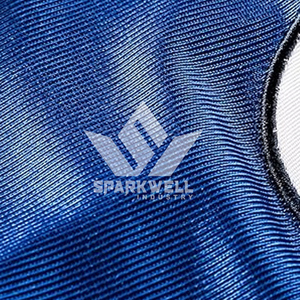 เสื้อฟุตบอลอเมริกันสีน้ำเงินสำหรับผู้ชาย SPARKWELL คอวี แขนสั้น ผ้าตาข่าย ระบายเหงื่อได้ดี หมายเลข 9 พิมพ์ลายแบบ Sublimated - Product Image 6