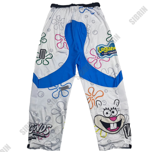 Pantalon de hockey sur roulettes personnalisé Sibrin, imprimé par sublimation, en polyester, avec rembourrage en Cordura, protection professionnelle, évacuation de l'humidité - Product Image 1