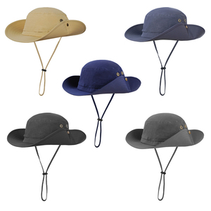 Sombreros de Pescador de Color Sólido de Alta Calidad al por Mayor, Sombreros de Diseño Ligeros Unisex, Sombreros de Moda con Logotipo Personalizado - Product Image 2