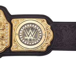 Professional Wrestling Belt <b>Adjustable</b> <b>Strap</b> Gold Plated Center Plate Leather Wrestling Belt - Product Image 4