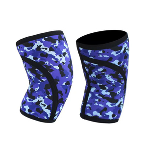 Genouillère de compression unisexe en néoprène de qualité supérieure, respirante, séchage rapide, vert-noir, avec fermeture auto-agrippante - Product Image 6