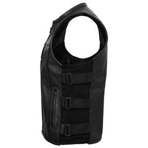 Chaleco de Cuero para Hombre a la Moda, Personalizado, Transpirable, de Piel Vacuna, Elegante, Casual y Moderno - Product Image 3