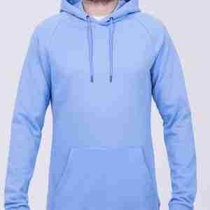 Men's High Quality Polyester/Cotton Pullover Hoodie <b>Thick</b> Heavy <b>Fleece</b> Custom Logo Embroidered Regular Fit Breathable Quick Dry - Product Image 2