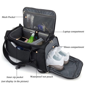 Black Easy To Carry New Design Reasonable Price Top Trendy Best Supplier High Quality Lightweight Custom Ice Hockey <b>Duffel</b> <b>Bags</b> - Product Image 5