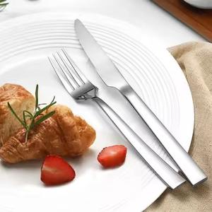 Ensemble de couverts en acier inoxydable durable pour restaurant, couverts professionnels pour cuisine - Product Image 2