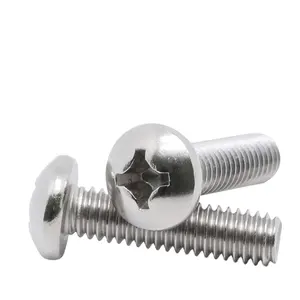 Stainless Steel M1.6 to M9 Flat Head Machine Screws at Low Price