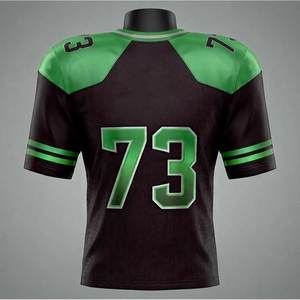 Maillots de football américain en marque privée, service OEM, manches courtes, couleurs et logos personnalisés, temps de production rapide, prix bas - Product Image 3