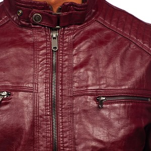 Breathable Men Leather <b>Jacket</b> fully Customized New Fashion Hot Selling Premium Quality Men Leather <b>jacket</b> for men - Product Image 5