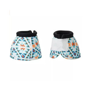 Bottes de protection pour chevaux en nylon avec doublure en coton doux, conçues pour la résistance aux impacts et l'entraînement - Product Image 1