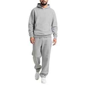 Custom Logo Active <b>Pullover</b> Cotton Polyester Pocket <b>Pullover</b> <b>Men</b> Tracksuit - Product Image 3