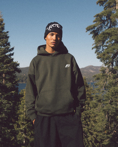 Unisex Heavyweight 100% Cotton Olive Hoodies Pullover Custom Logo Zipper Beaded Techniques 400GSM Drop Shoulder Winter USA Y2k - Product Image 5