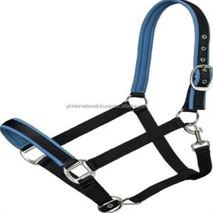 Cabestro de caballo sostenible de nailon OEM de fabricante personalizado con hebillas de metal en mazorca completa sobre tamaños - Product Image 3