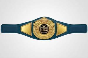 Ceinture de championnat de lutte sur mesure en cuir respirant avec doublure en cuir PU, robuste, avec placage unique pour les événements sportifs - Product Image 3