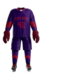 2026 New Arrival Custom Ice Hockey Jerseys OEM Factory Breathable Quick Dry Mesh Hockey Uniforms with Custom Logo Wholesale OEM - Product Image 2