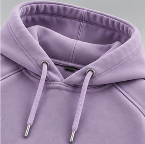 Men's Oversized <b>Hoodie</b> Sleeve Pullover Sweatshirt Solid Casual Drawstring Kangaroo Pocket Purple - Product Image 5