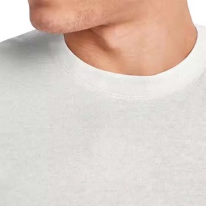 เสื้อยืดคอเต่าโอเวอร์ไซส์ผ้าคอตตอนหนา 240gsm แบบสั่งทำพิเศษสำหรับคนตัวใหญ่ ทรงบิ๊กแอนด์ทอล สีดำ - Product Image 2
