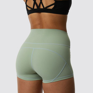 Nouveau Short de Plage Taille Haute 2026 pour Femme – Respirant, en Tricot Spandex et Polyester, Coupe Classique, Idéal pour le Fitness et le Yoga, avec Logo - Product Image 5