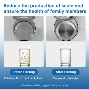 Paquete de 3 filtros de agua de grifo de repuesto, NSF42 reduce el cloro, mal sabor, sistema de filtración de agua de grifo SOGEE, LJ203,LJ209 - Product Image 5