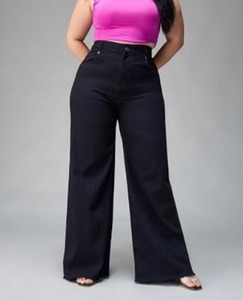 Women's <b>Boot</b> Cut Vintage Casual Denim Jeans-Eco-Friendly Washable Color Fade Proof Knee-Length Chic Office Wear - Product Image 3