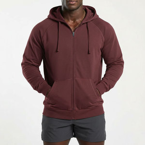 Men's Workwear Full Zip Hoodie Soft Fleece Professional Look Custom Logo Patch Bulk Order OEM Wholesale Manufacturer - Product Image 1