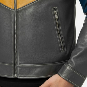 Chaqueta de Invierno para Hombre a Precio Económico 2026, Chaquetas de Cuero de Alta Calidad, Chaqueta de Cuero Negra para Hombre - Product Image 6