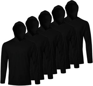 Winter Men's Pullover Hoodies 100% Cotton Fleece Breathable Eco-Friendly Loose Fit Hot Sale - Product Image 3