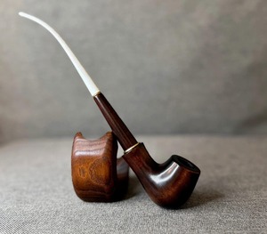 Pipa de fumar de madera premium hecha a mano, pipa de tabaco clásica rústica de madera natural, artículo de regalo a bajo costo por AALIYAN IMPEX - Product Image 4