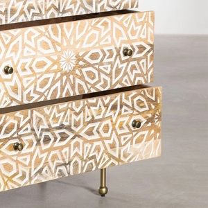 Cómoda de Madera Tallada a Mano Vandana Nova Arista (Madera Maciza) - Product Image 4