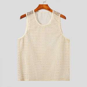 Nouveau style tendance : Débardeurs en maille respirants et à séchage rapide pour hommes – Populaires, décontractés et sexy pour les vacances - Product Image 5