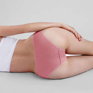 Ropa Interior Femenina de Cintura Alta Sin Costuras, Cómodas y Elásticas, Bragas Suaves para Uso Diario, Invisibles, Sin Marca - Product Image 3