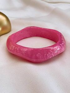 กำไลเรซิ่นใสพร้อมเกล็ดทองฝังเครื่องประดับทำมือสุดหรูสำหรับผู้หญิงเครื่องประดับแฟชั่นที่หรูหรามีสไตล์ - Product Image 6