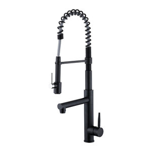 Contemporary 3 Way Pull Down <strong>Apron</strong> Front <strong>Kitchen</strong> Sinks Goose Neck Spring Taps <strong>Kitchen</strong> Sink Taps Faucet - Product Image 1
