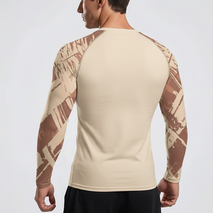Rashguard personnalisé imprimé pour hommes, femmes et adultes – MMA, BJJ, Jiu Jitsu, entraînement No-Gi – Short de compression durable imprimé par transfert thermique - Product Image 2